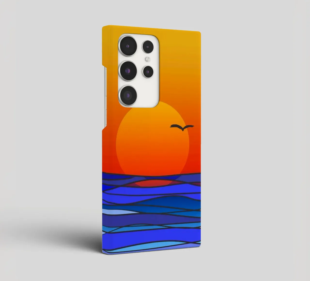 tramonto cover samsung da Atteloi Art