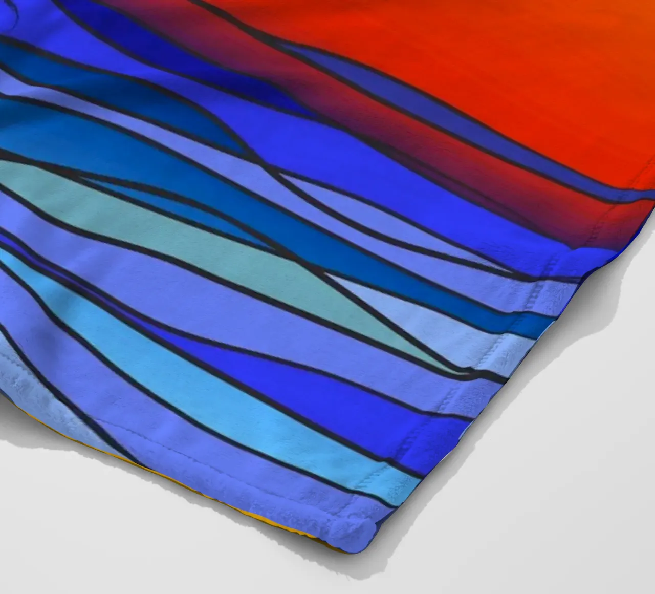 sunset Fleecedecke von Atteloi Art