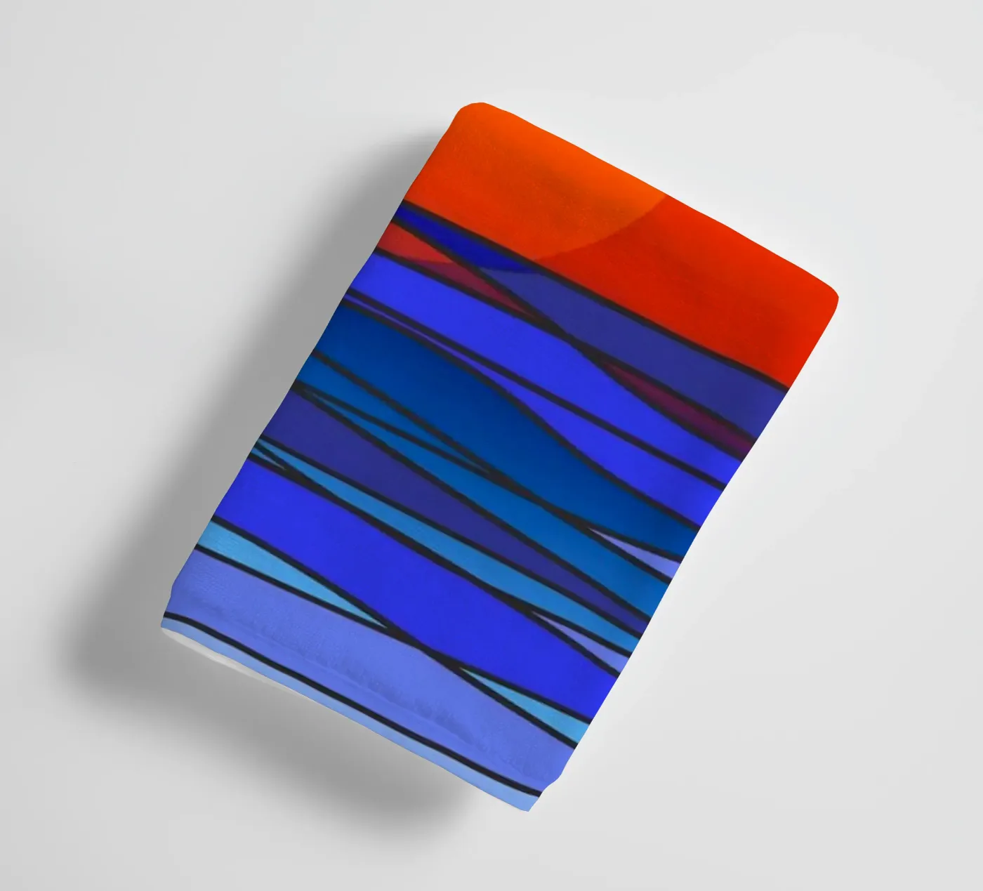 Sonnenuntergang Handtuch von Atteloi Art