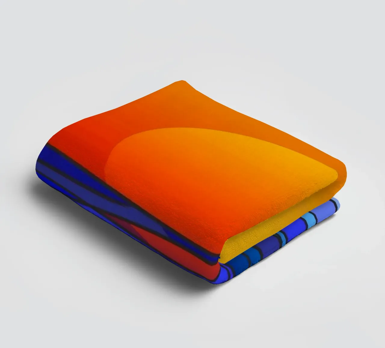 sunset badhanddoek van Atteloi Art