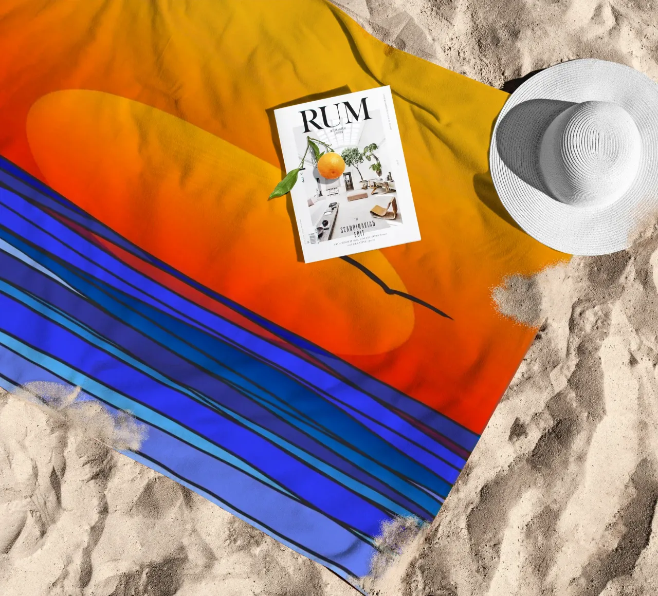 sunset telo mare da Atteloi Art