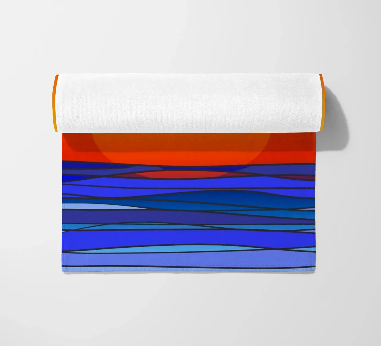 sunset telo mare da Atteloi Art