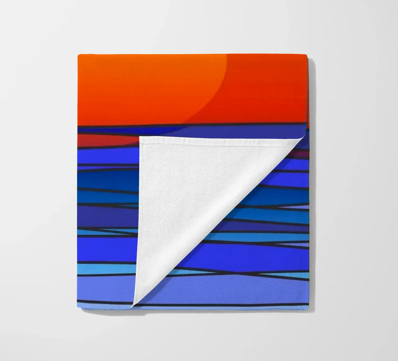 sunset telo mare da Atteloi Art