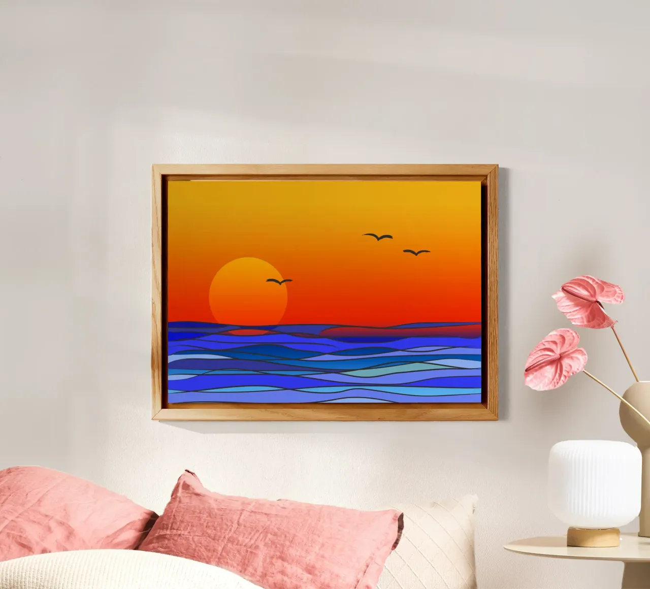 sunset forex plate by Atteloi Art