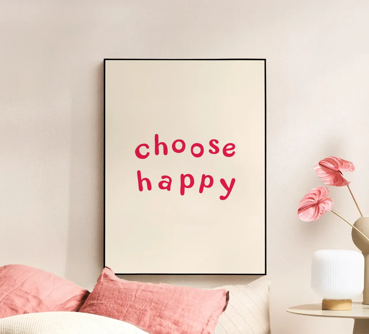 Choose Happy plexiglass da Blisstype