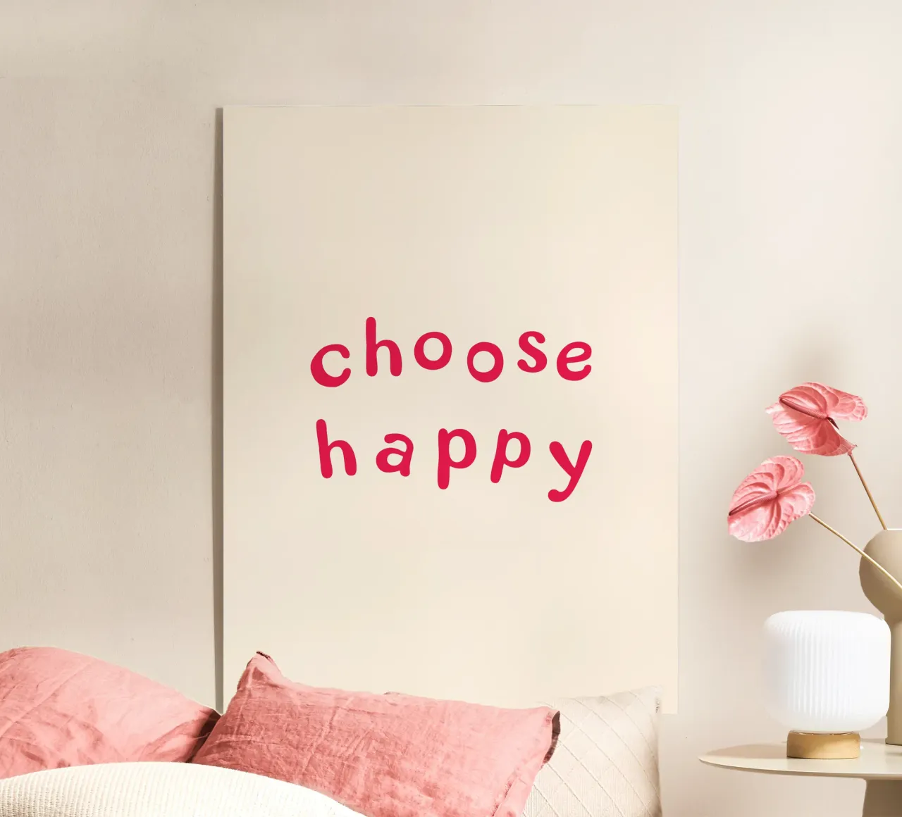 Choose Happy plexiglass da Blisstype