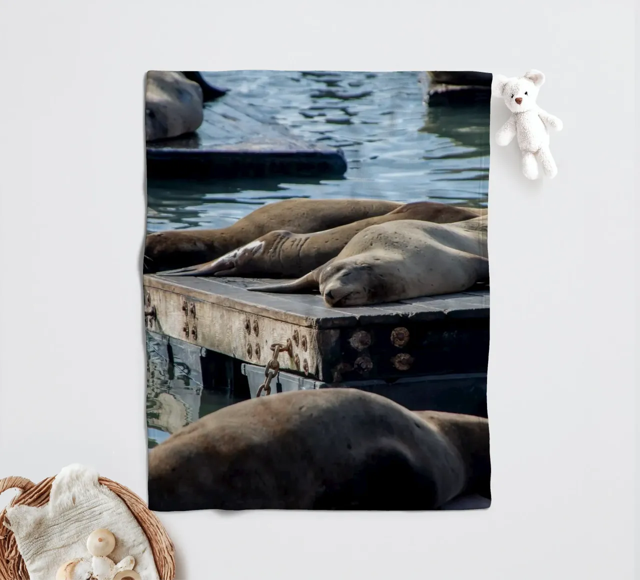Sleeping seal coperta in pile da anderm