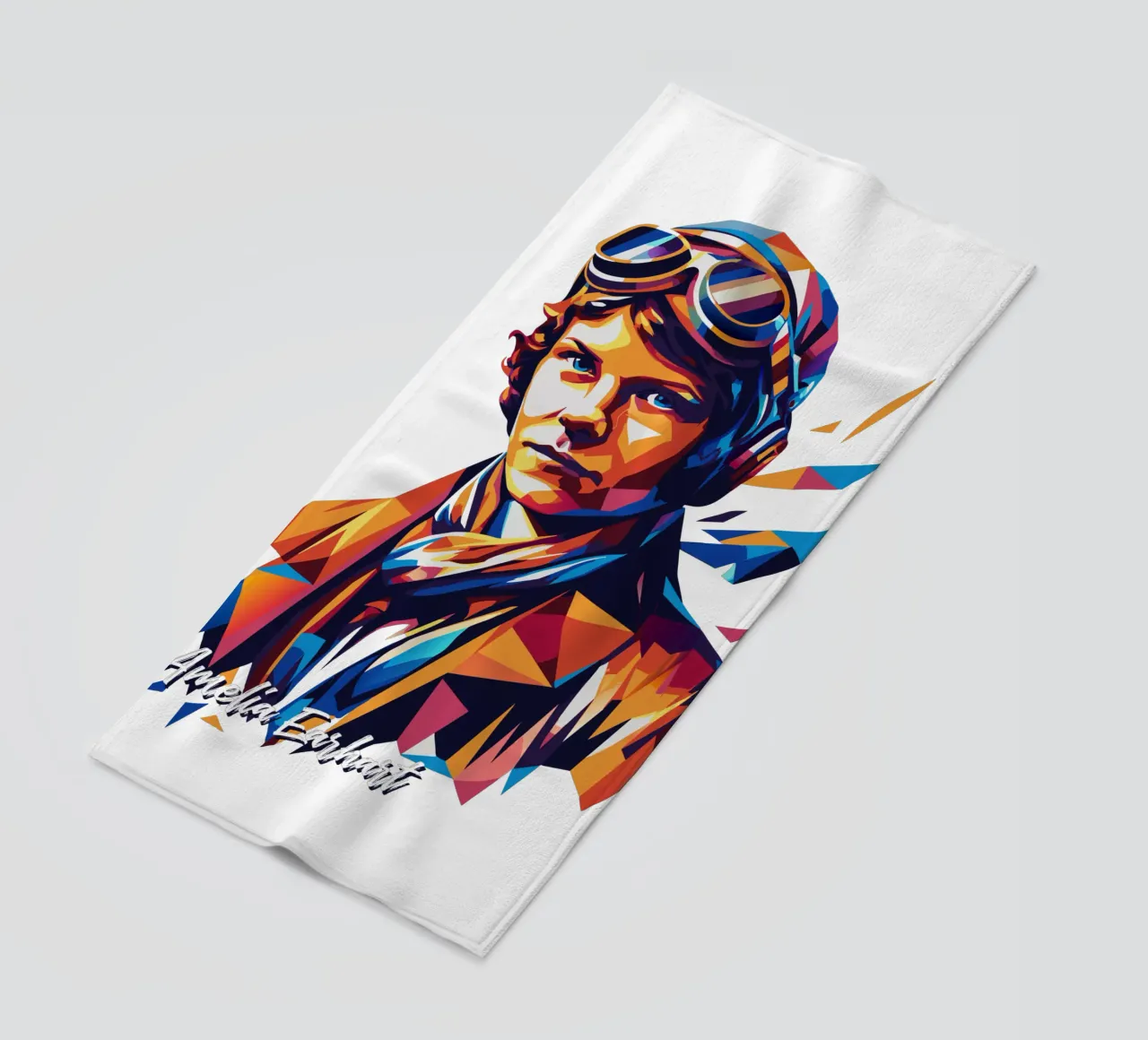 Amelia Earhart WPAP Pop Art telo mare da vectorartnesia