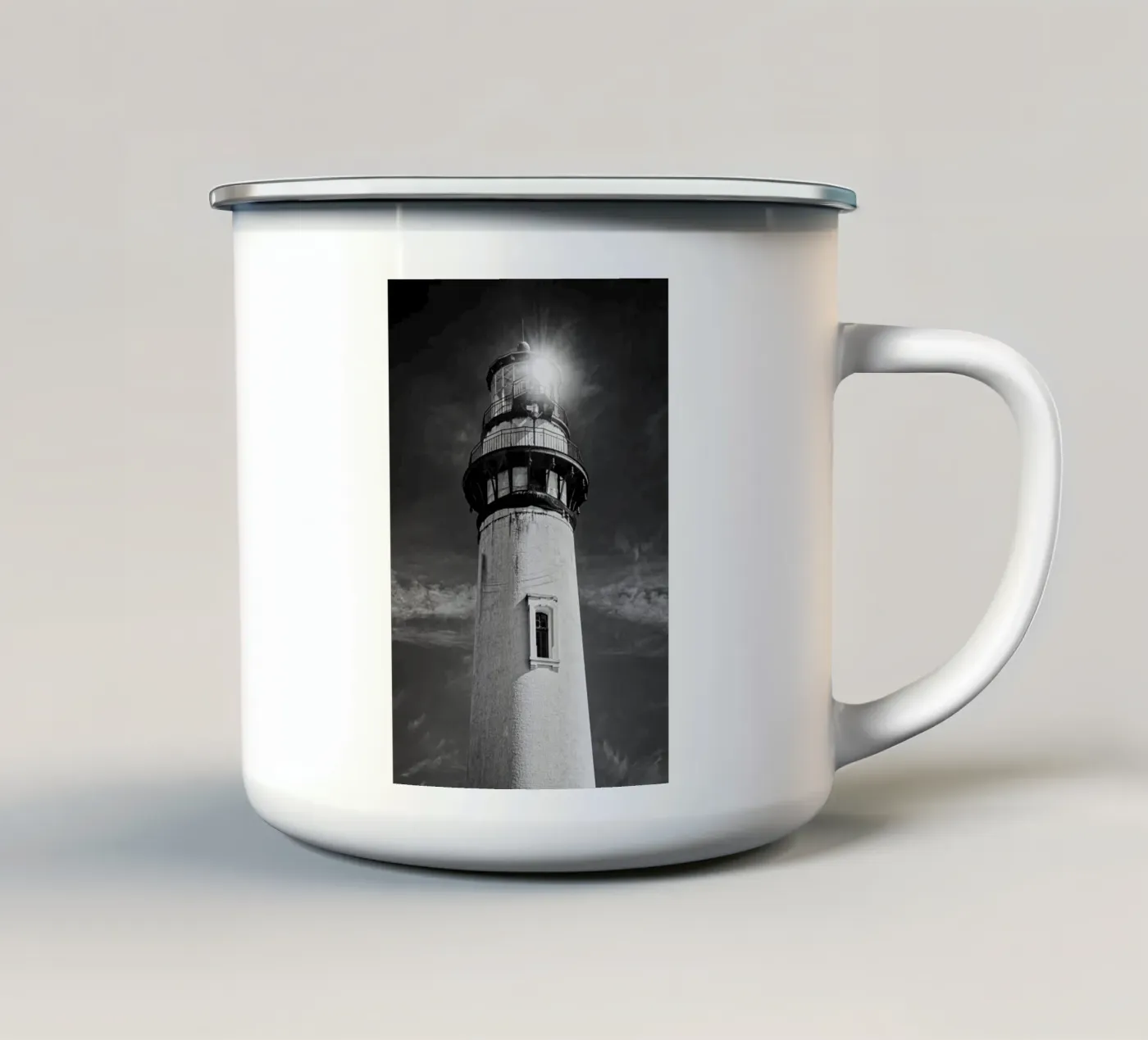 Lighthouse enamel mug by anderm