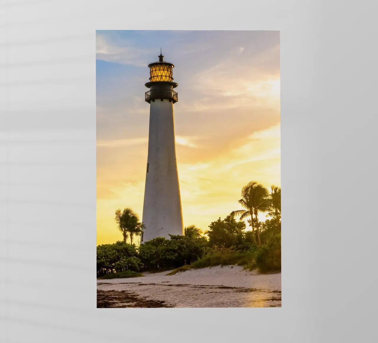 Faro di Cape Florida pellicola backlit da anderm