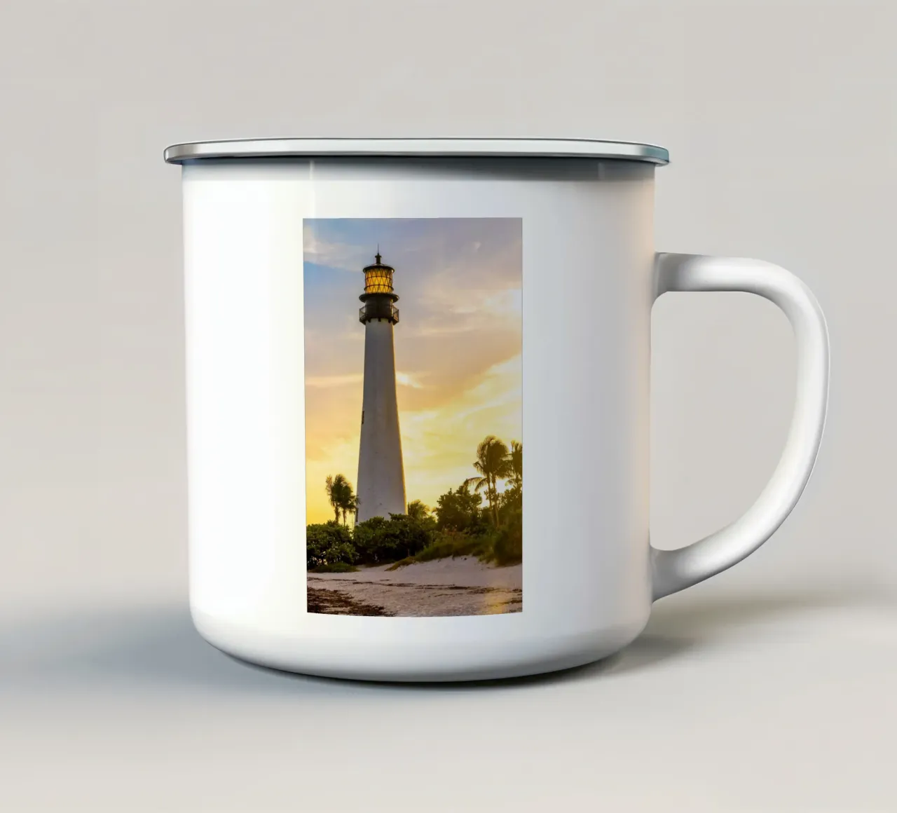 Cape Florida Vuurtoren emaille mok van anderm