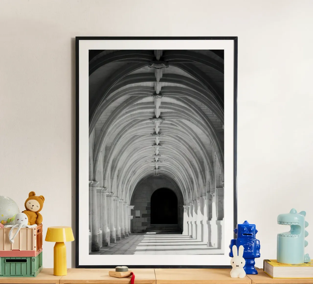 Gothic light lines poster by sera SHop