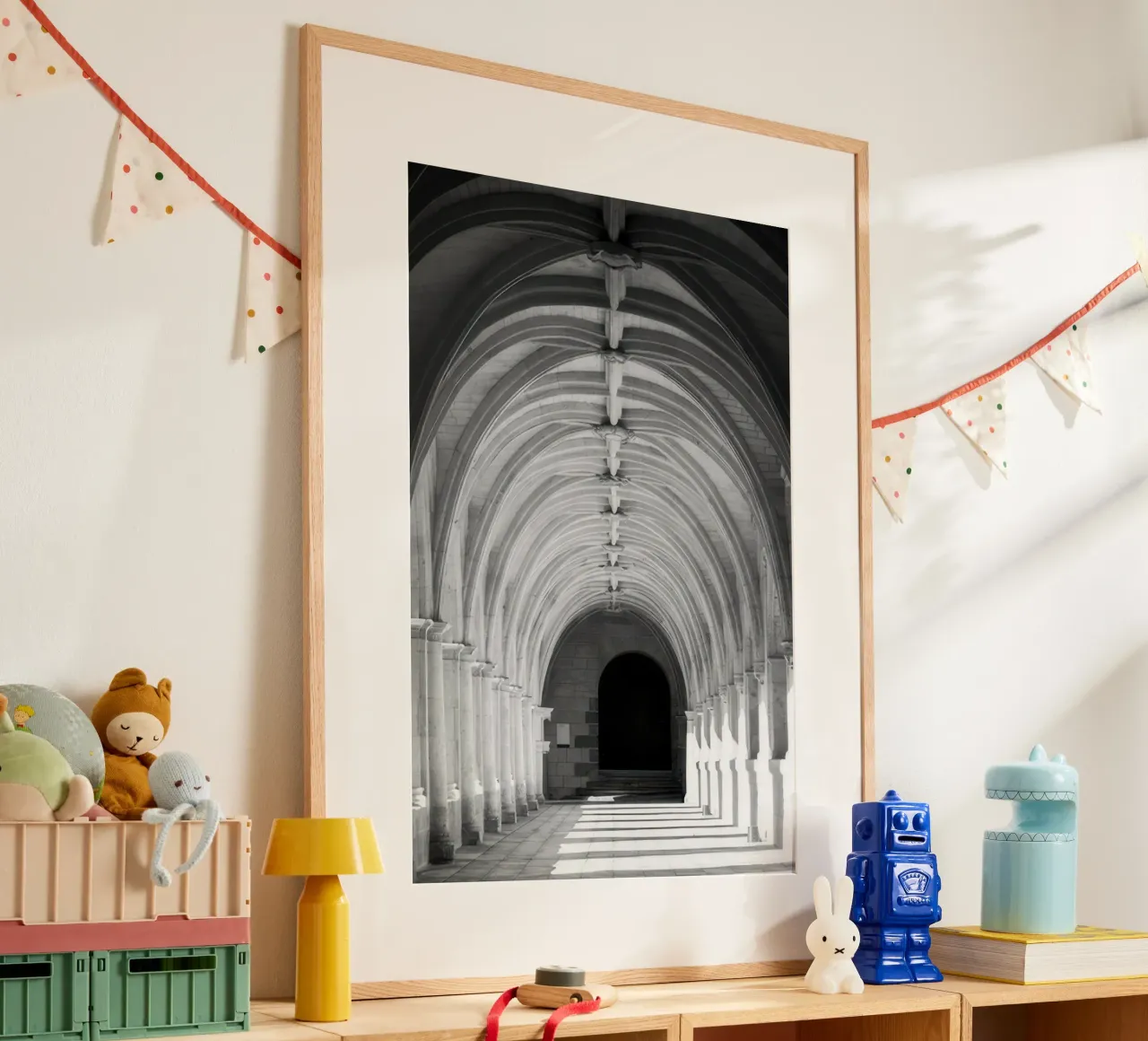 Gothic light lines poster by sera SHop