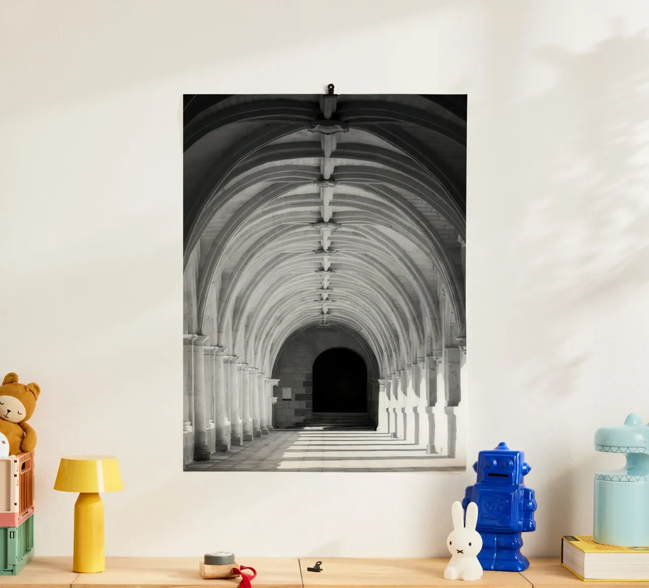Gothic light lines poster by sera SHop