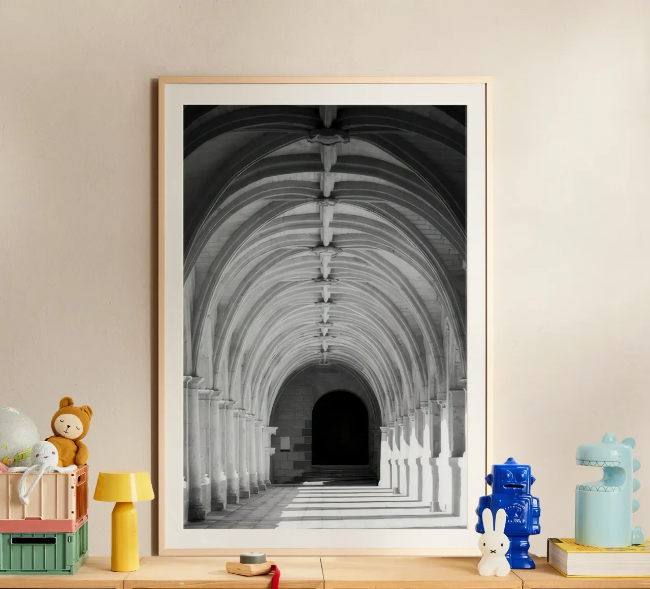 Gothic light lines poster by sera SHop