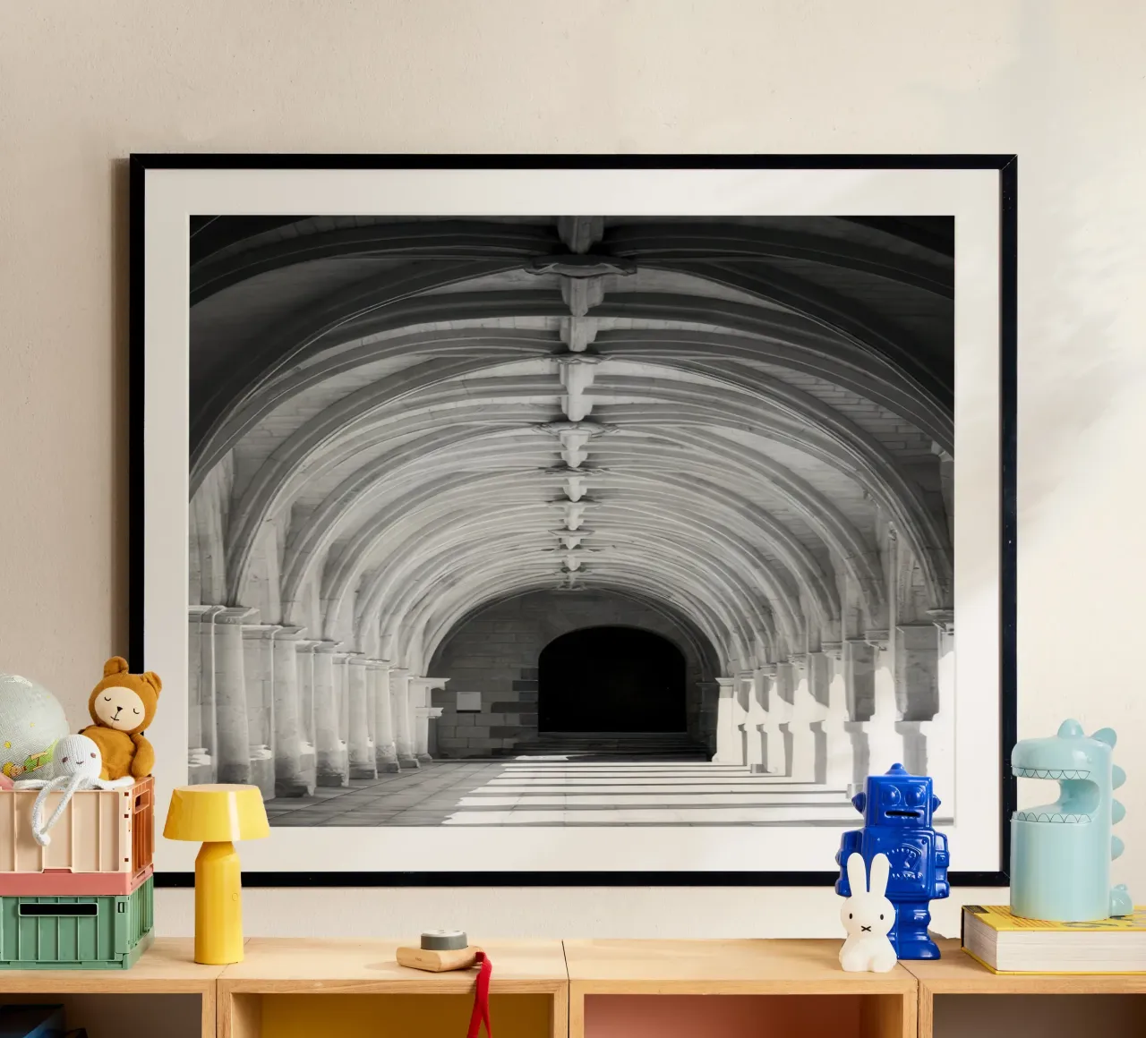 Gothic light lines poster by sera SHop