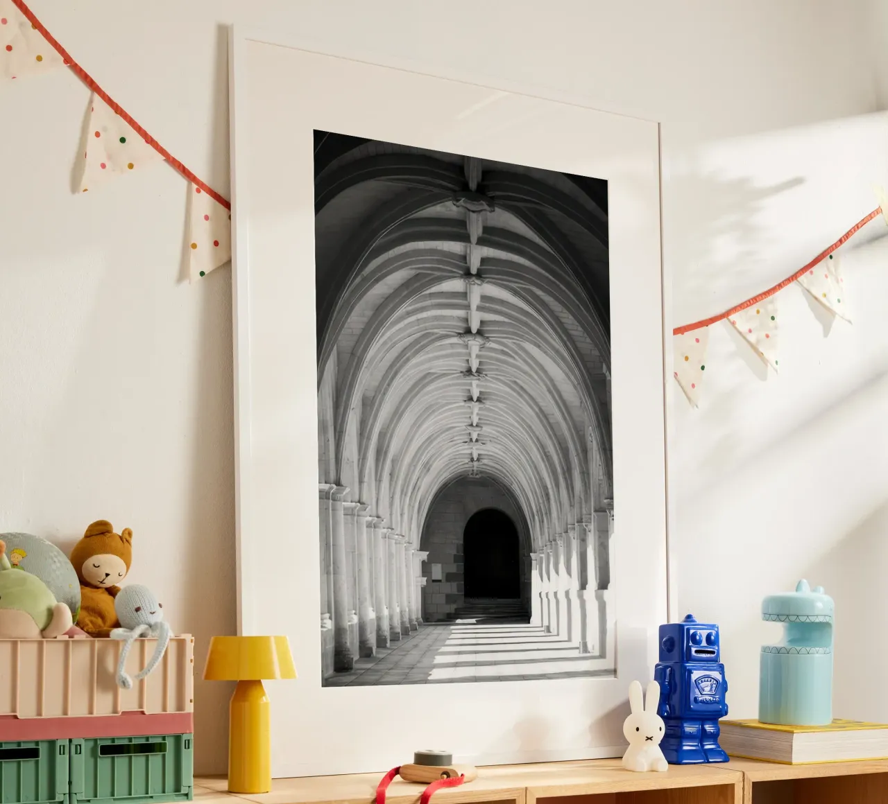 Gothic light lines poster by sera SHop