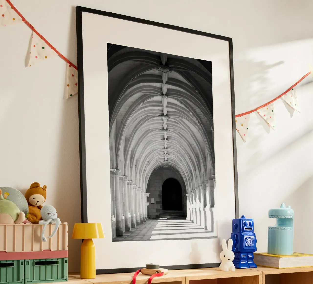 Gothic light lines poster by sera SHop