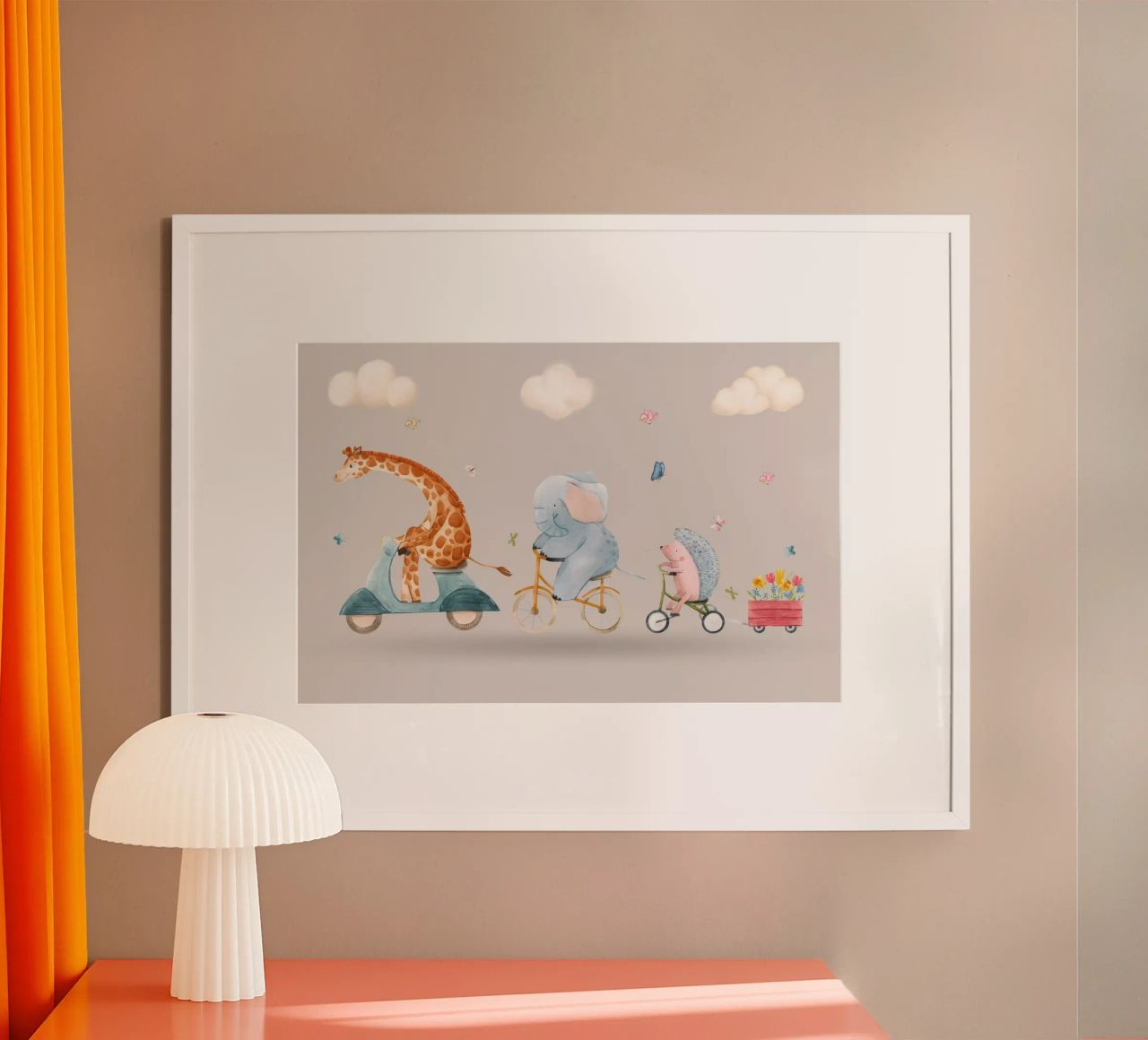 Animal Joyride poster by Doodle Dreams Art