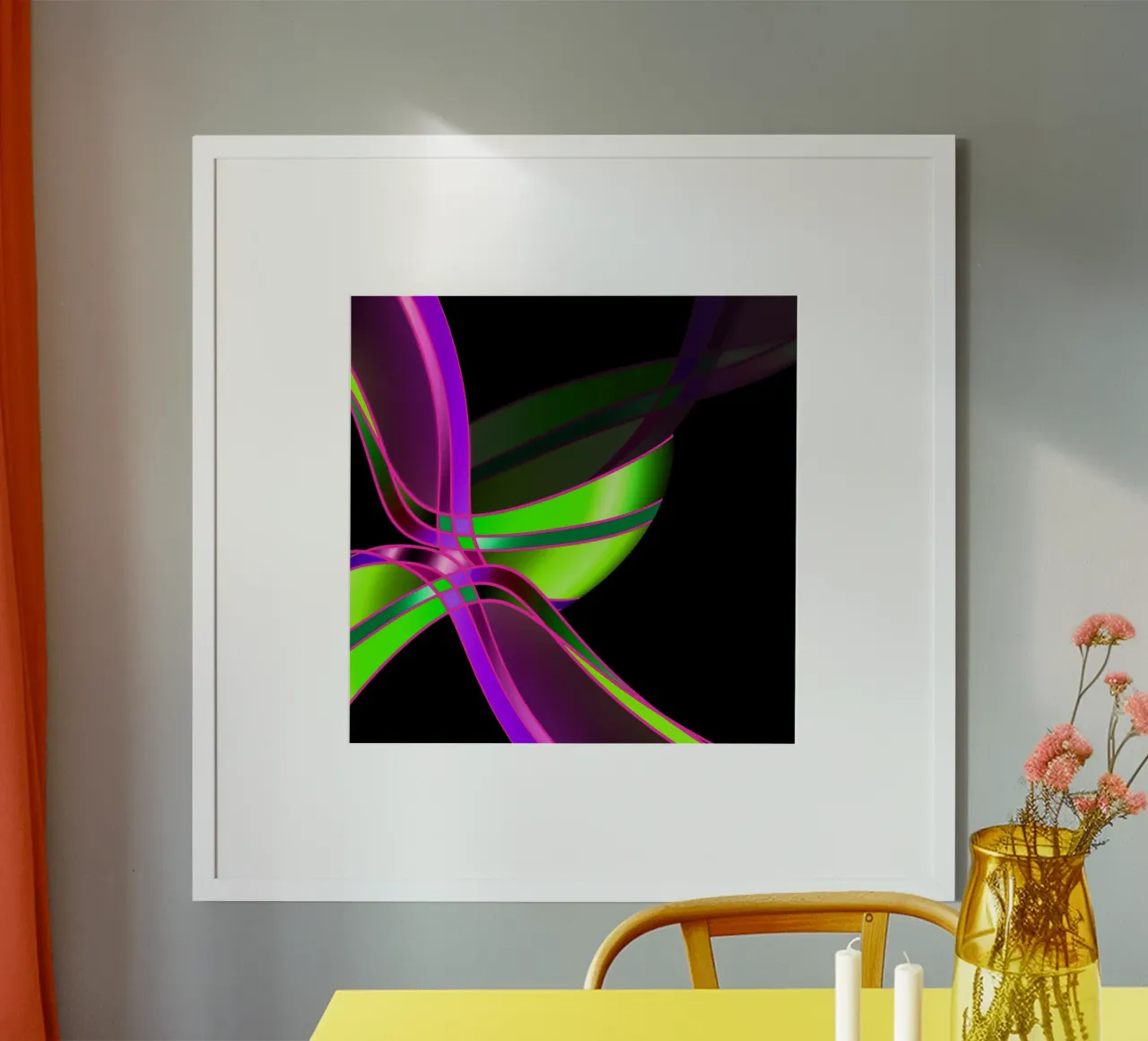 Linee e forme astratte poster da Atteloi Art