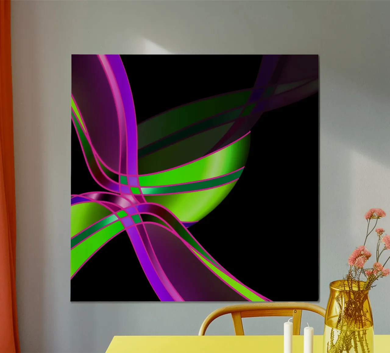 Linee e forme astratte poster da Atteloi Art