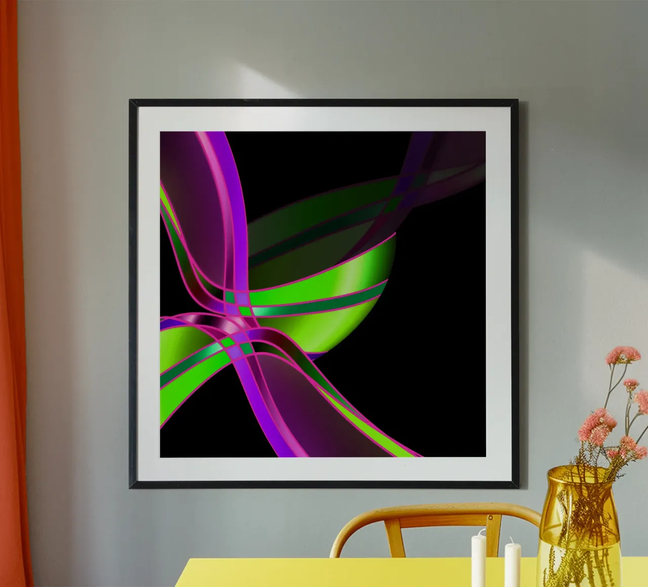 Linee e forme astratte poster da Atteloi Art