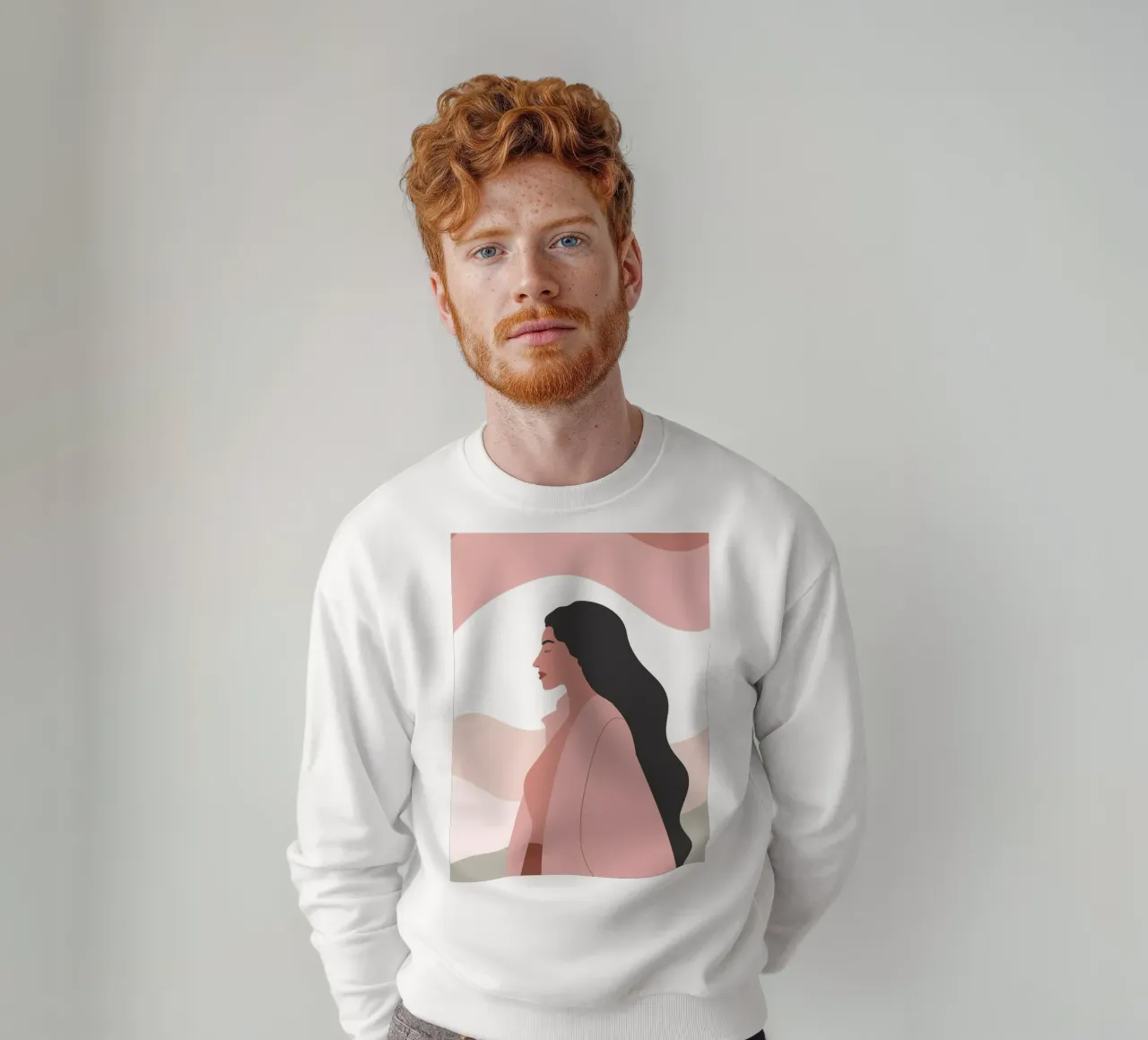 Silent Path to Peace sweatshirt by Soleil Basque