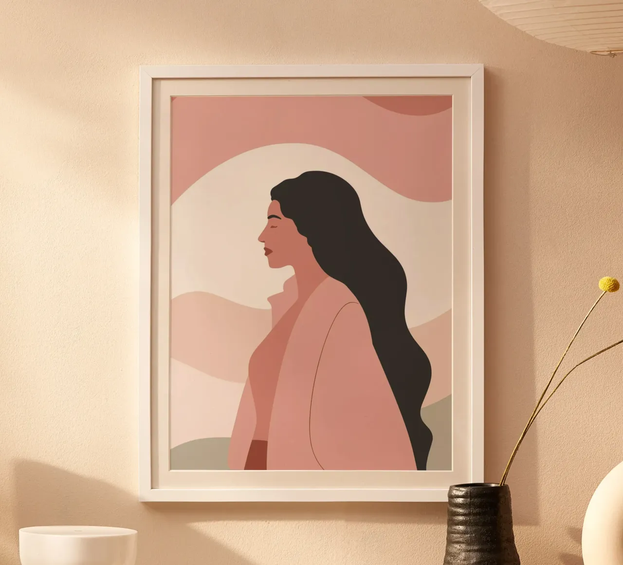 Silent Path to Peace poster with plastic frame by Soleil Basque