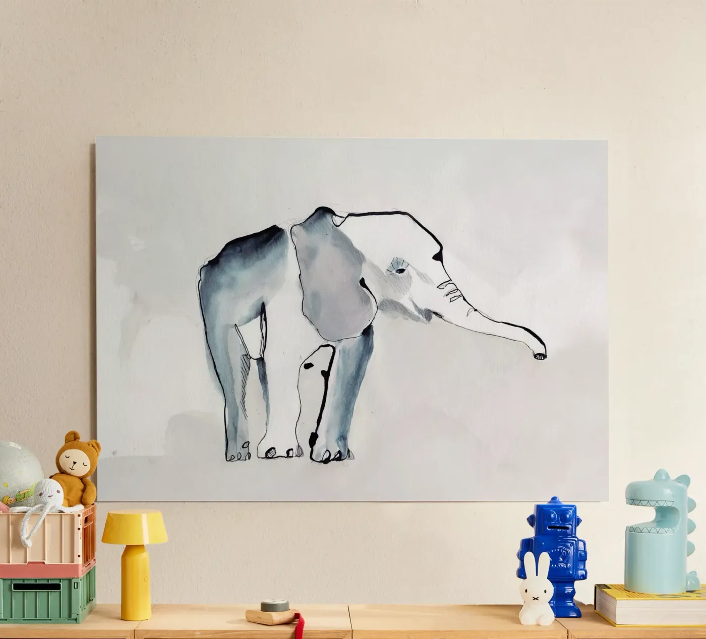 Elephant forex plate by Petit Boom Prints