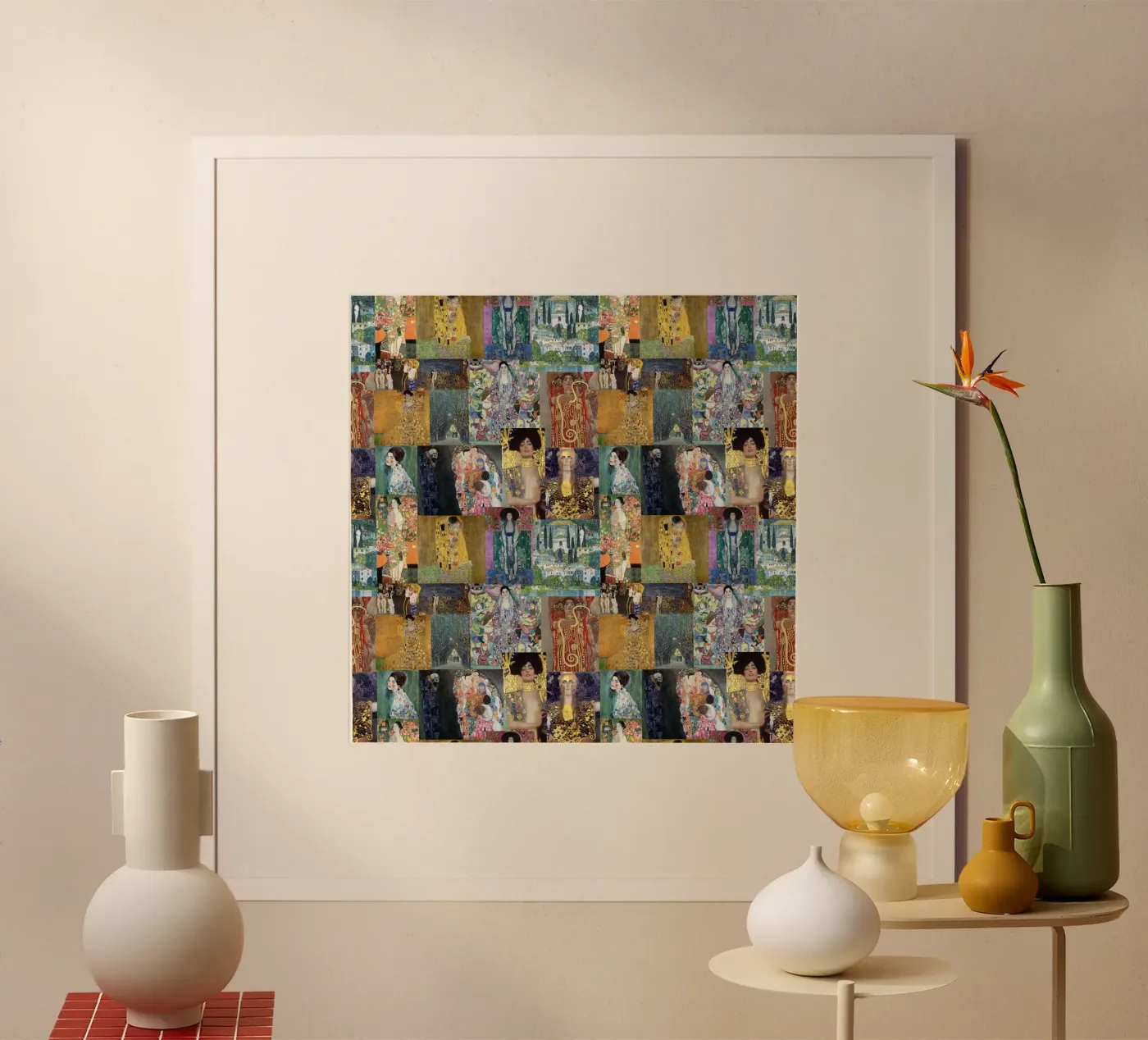 Klimt Mosaic poster da Vivi Nicolin