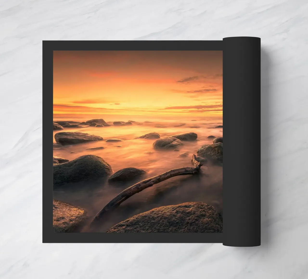 kustvuur deurmat van Rainer Lüdecke – Wall Art