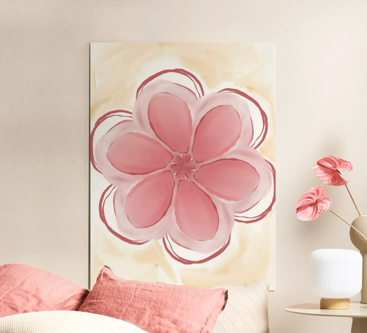 Modern flower poster da Simplicity