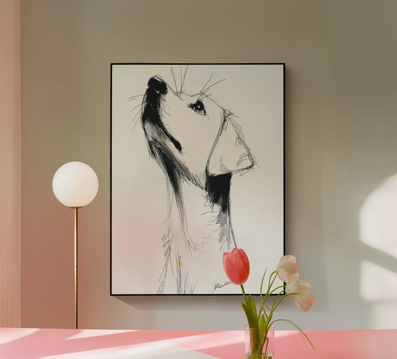 Felicità canina plexiglass da Puschkinowa