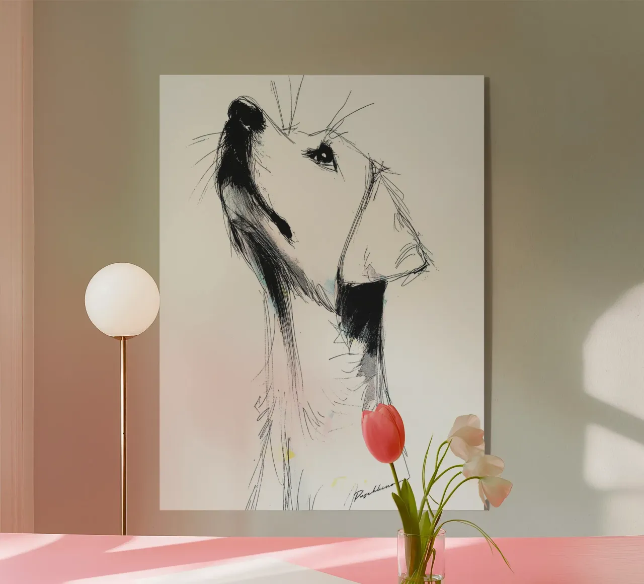 Felicità canina plexiglass da Puschkinowa