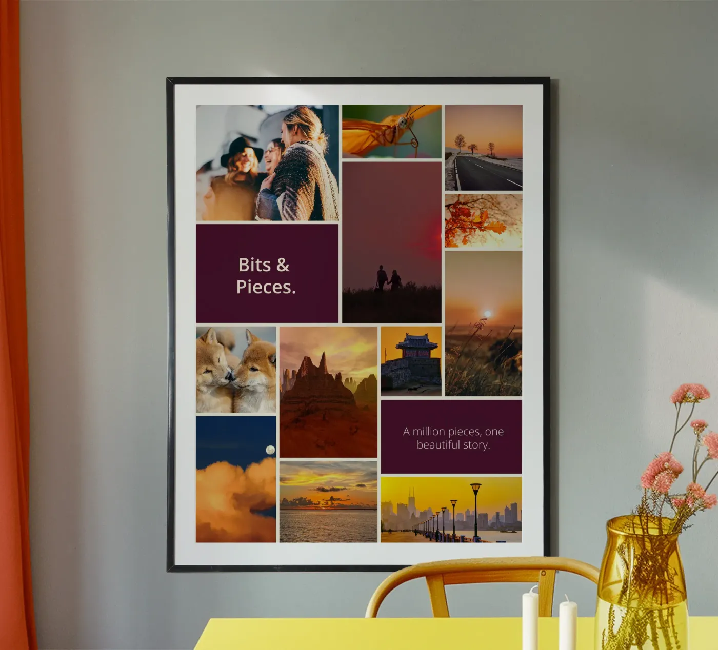 Bits & Pieces poster da Collage Corner