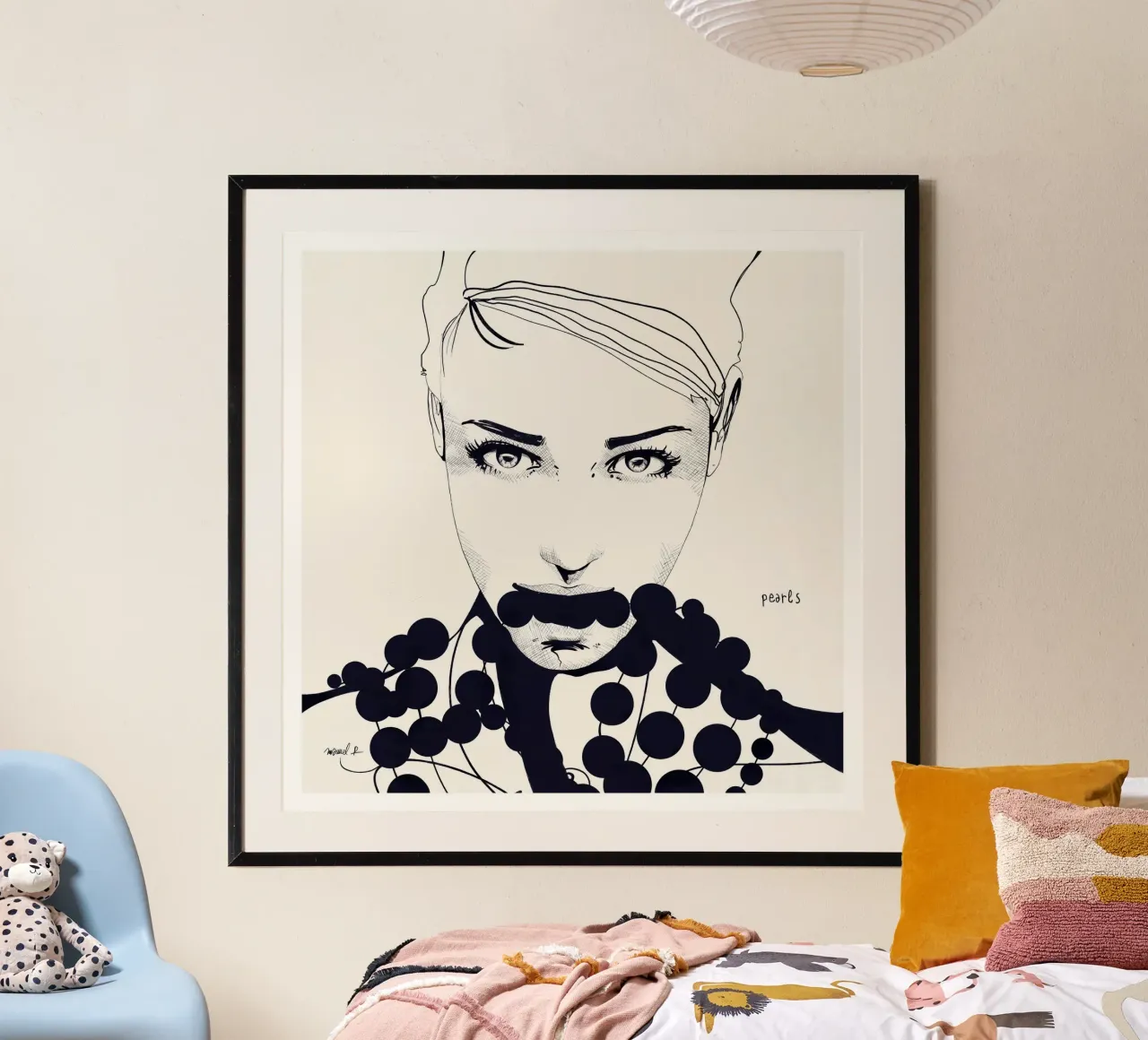 Pearls poster da Manuel Rebollo