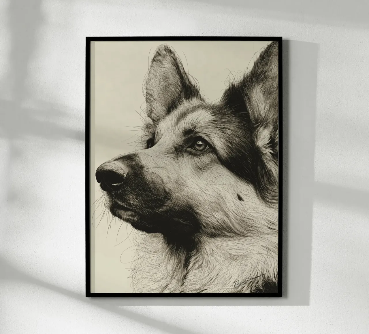 Schäferhund Poster von Puschkinowa