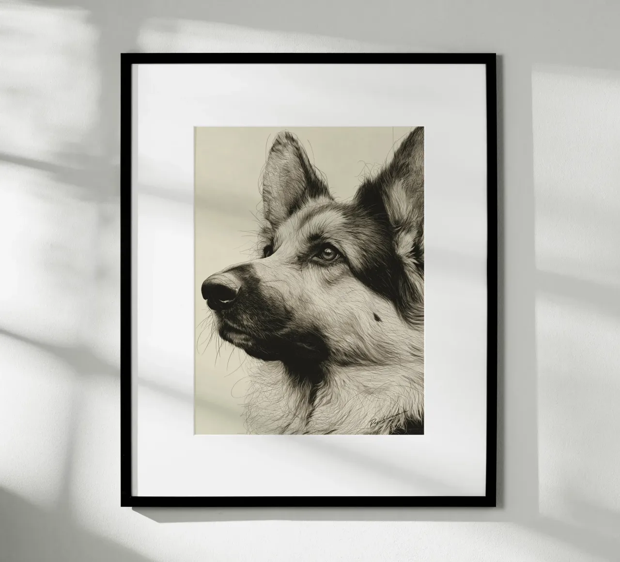 Schäferhund Poster von Puschkinowa