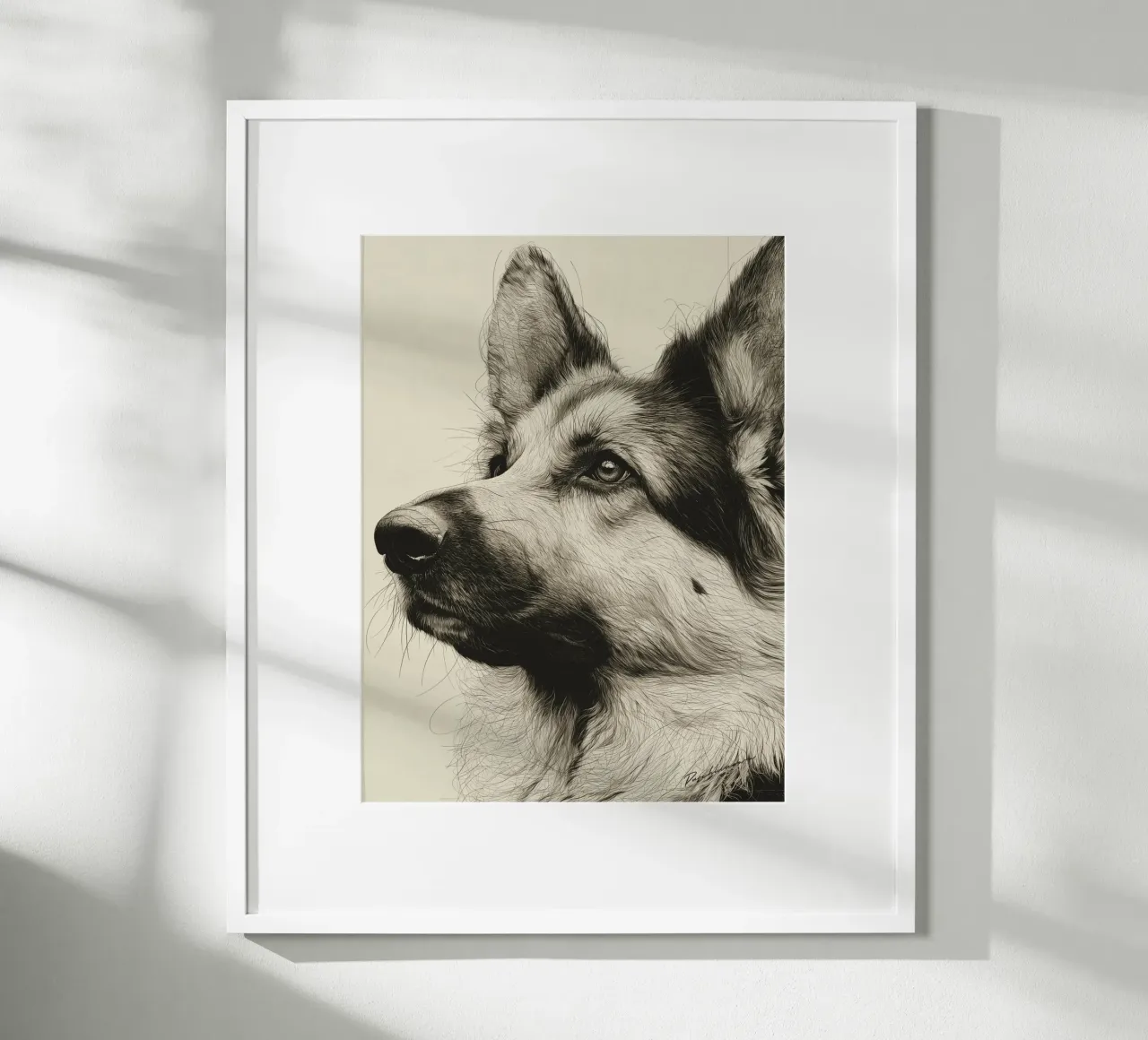 Schäferhund Poster von Puschkinowa