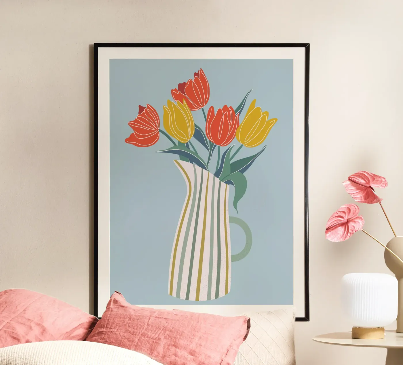 Tulips poster de Artsy Bessy