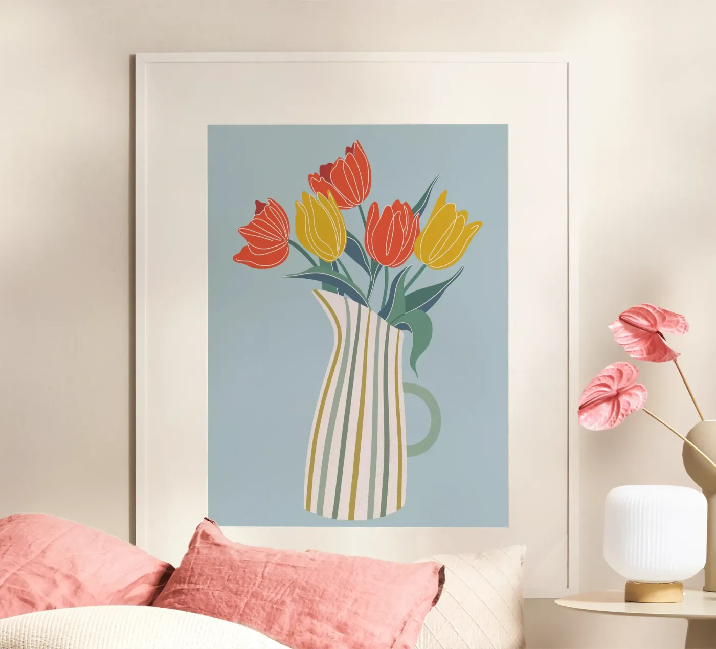 Tulips poster de Artsy Bessy