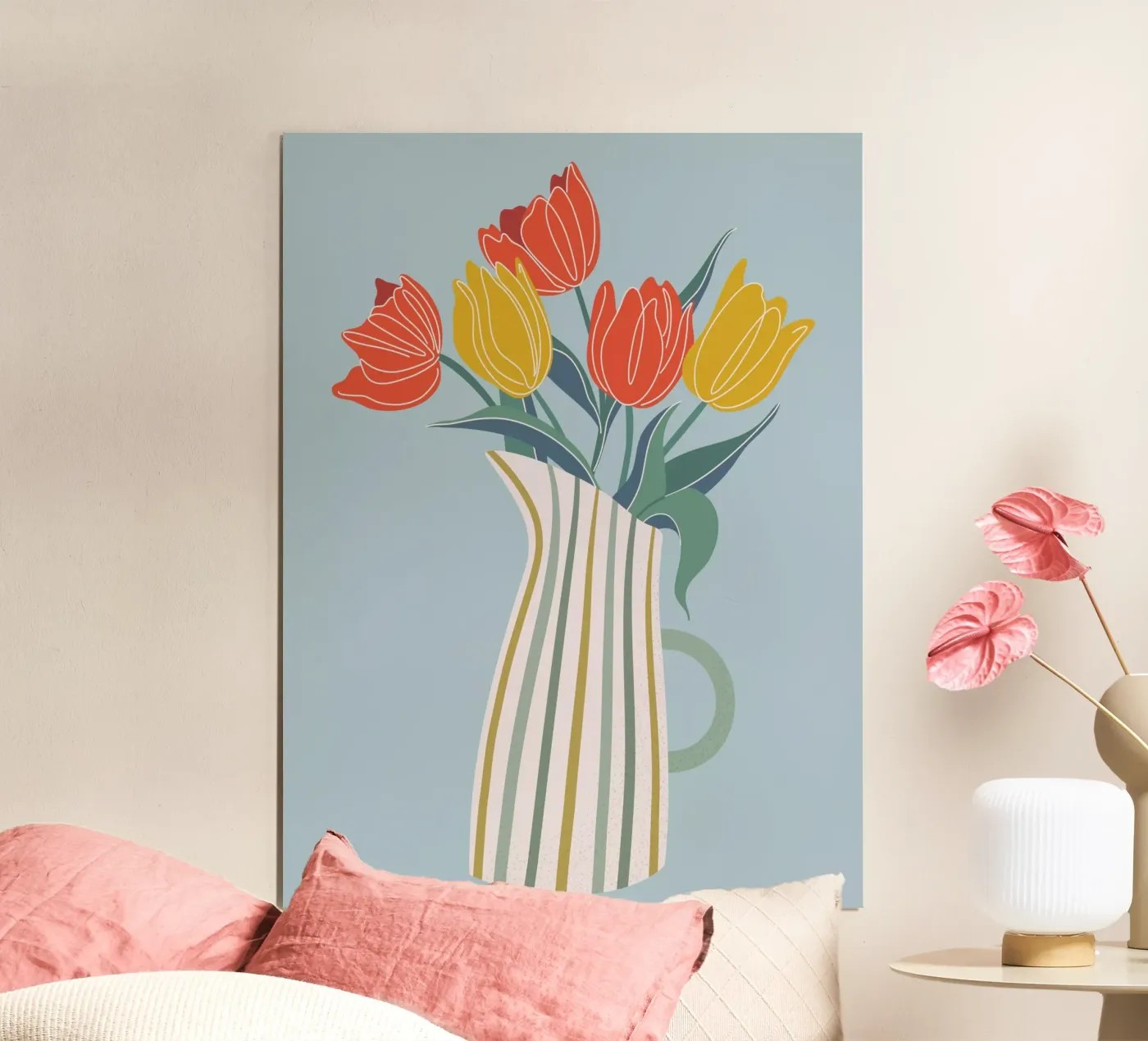 Tulips poster de Artsy Bessy