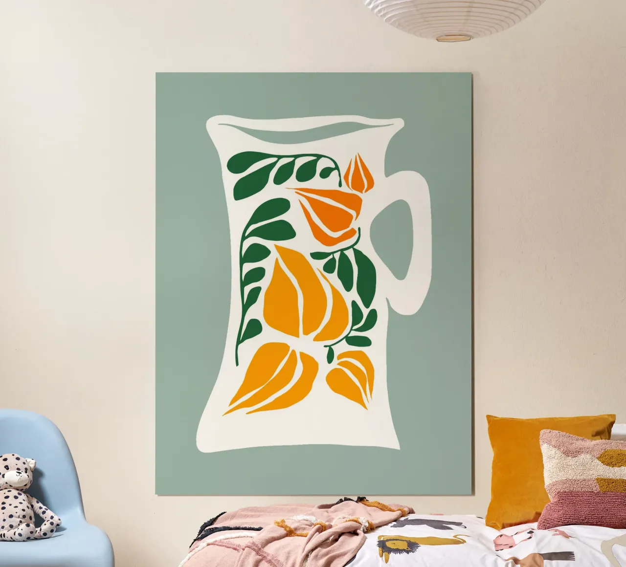 Scandinavian Art poster con telaio in legno da Artsy Bessy