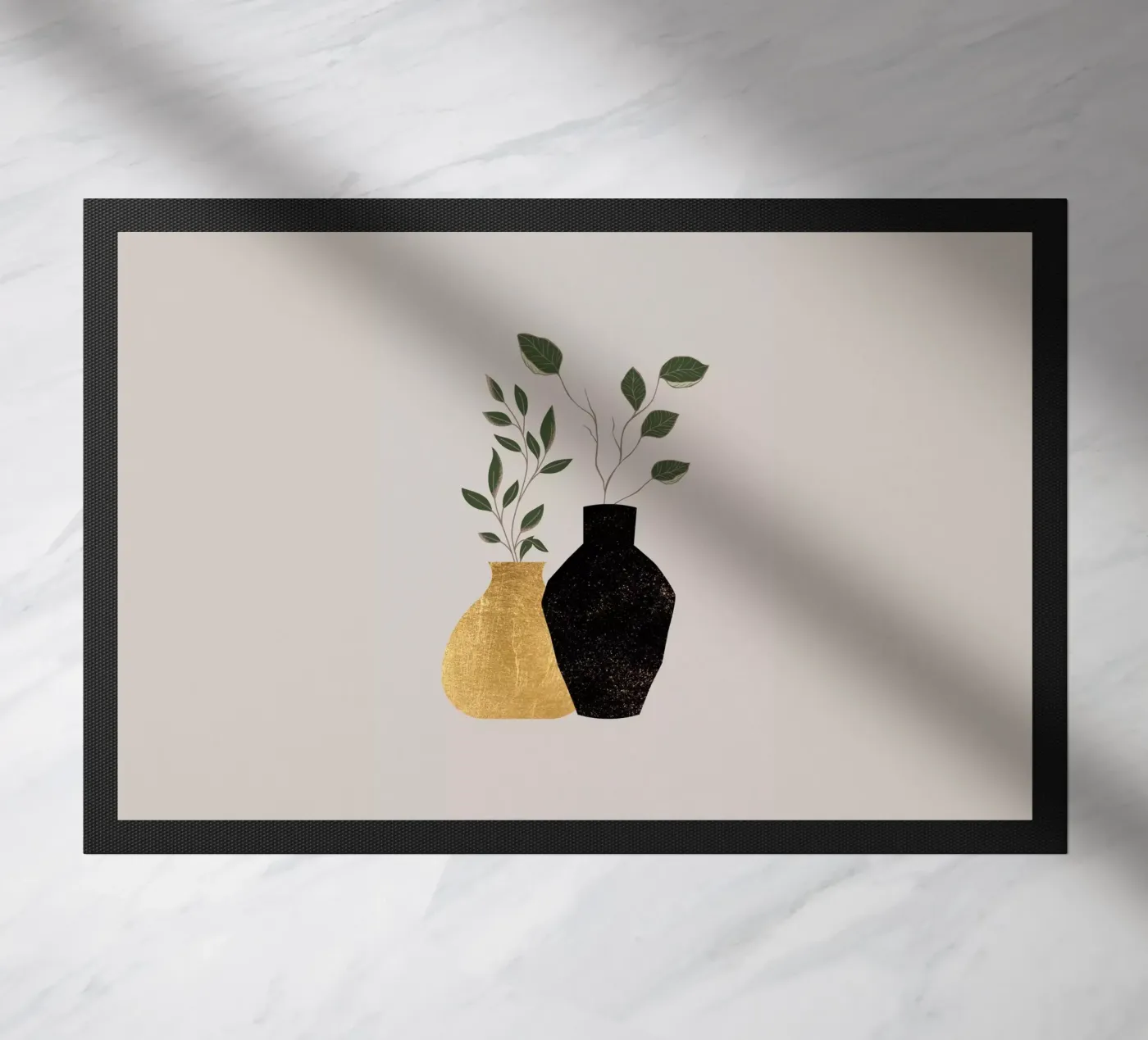 Vase & Verdure deurmat van DesignArt