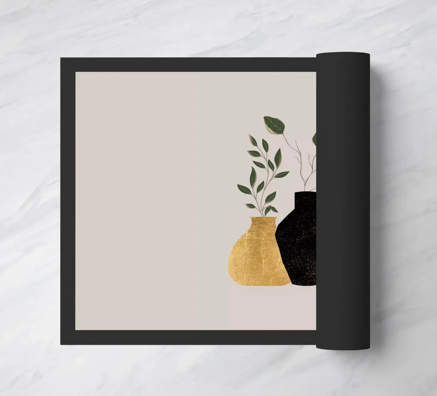 Vase & Verdure deurmat van DesignArt