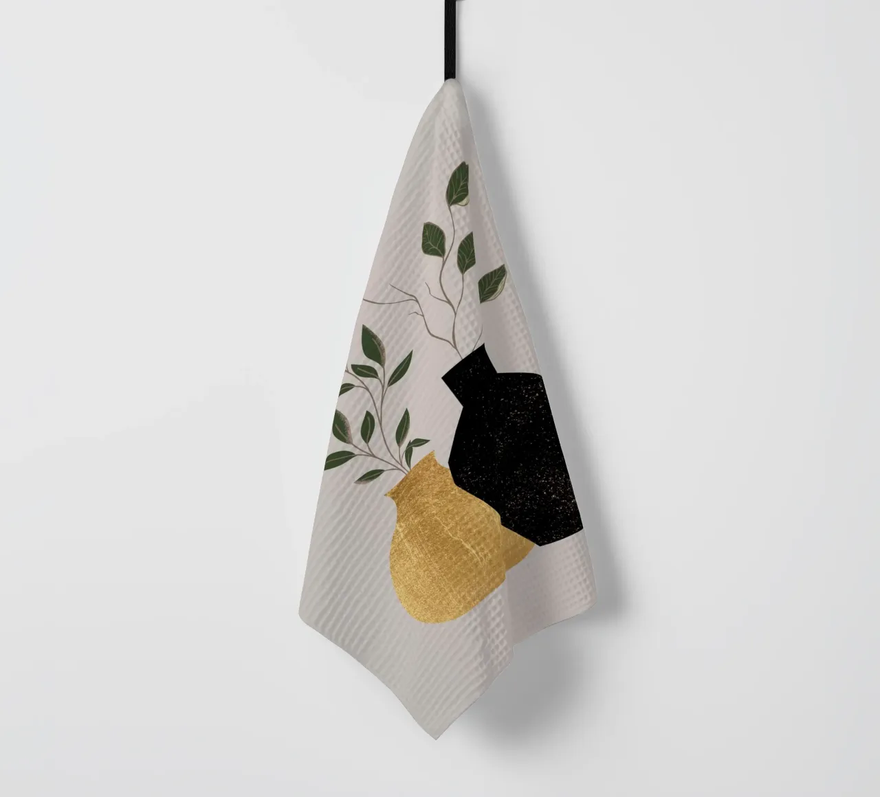 Vase & Verdure torchon de DesignArt