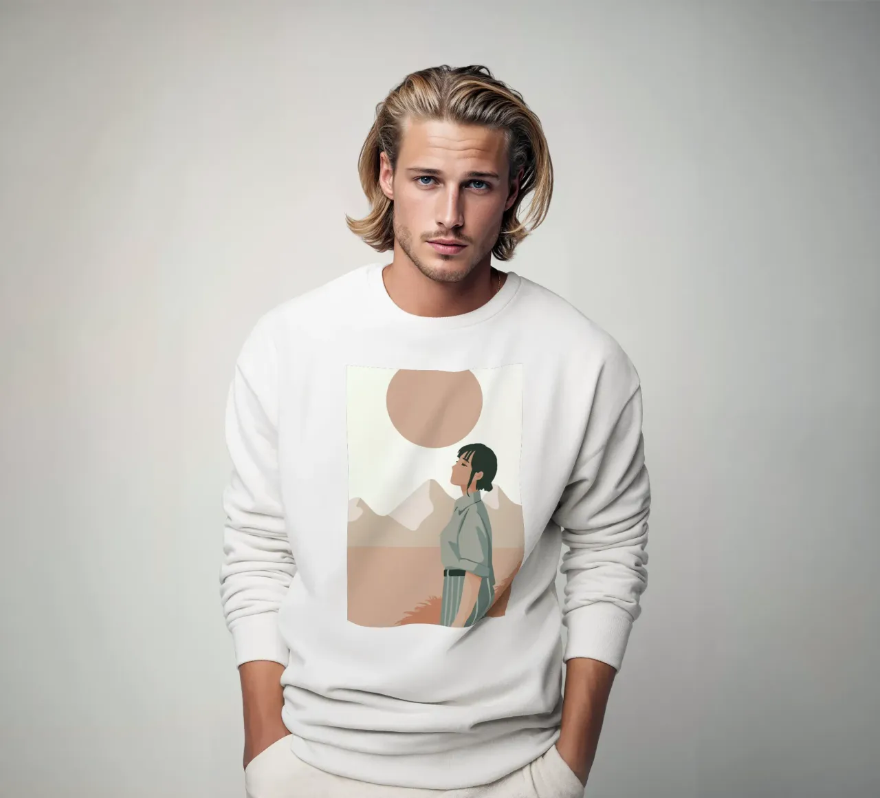 Horizon's Promise sweatshirt by Soleil Basque