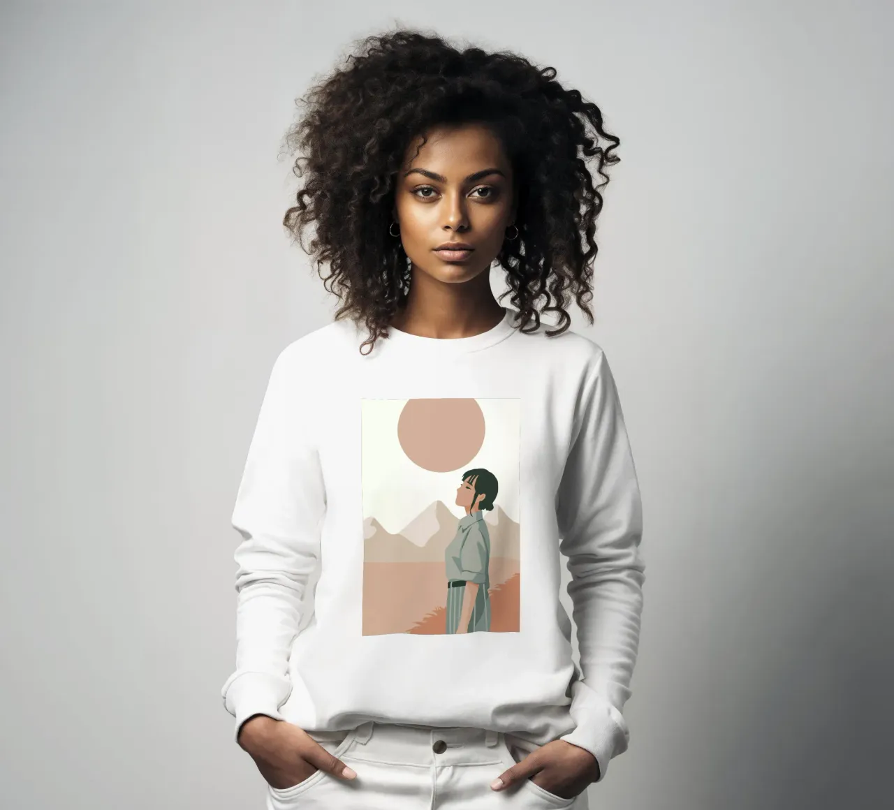 Horizon's Promise sweatshirt by Soleil Basque