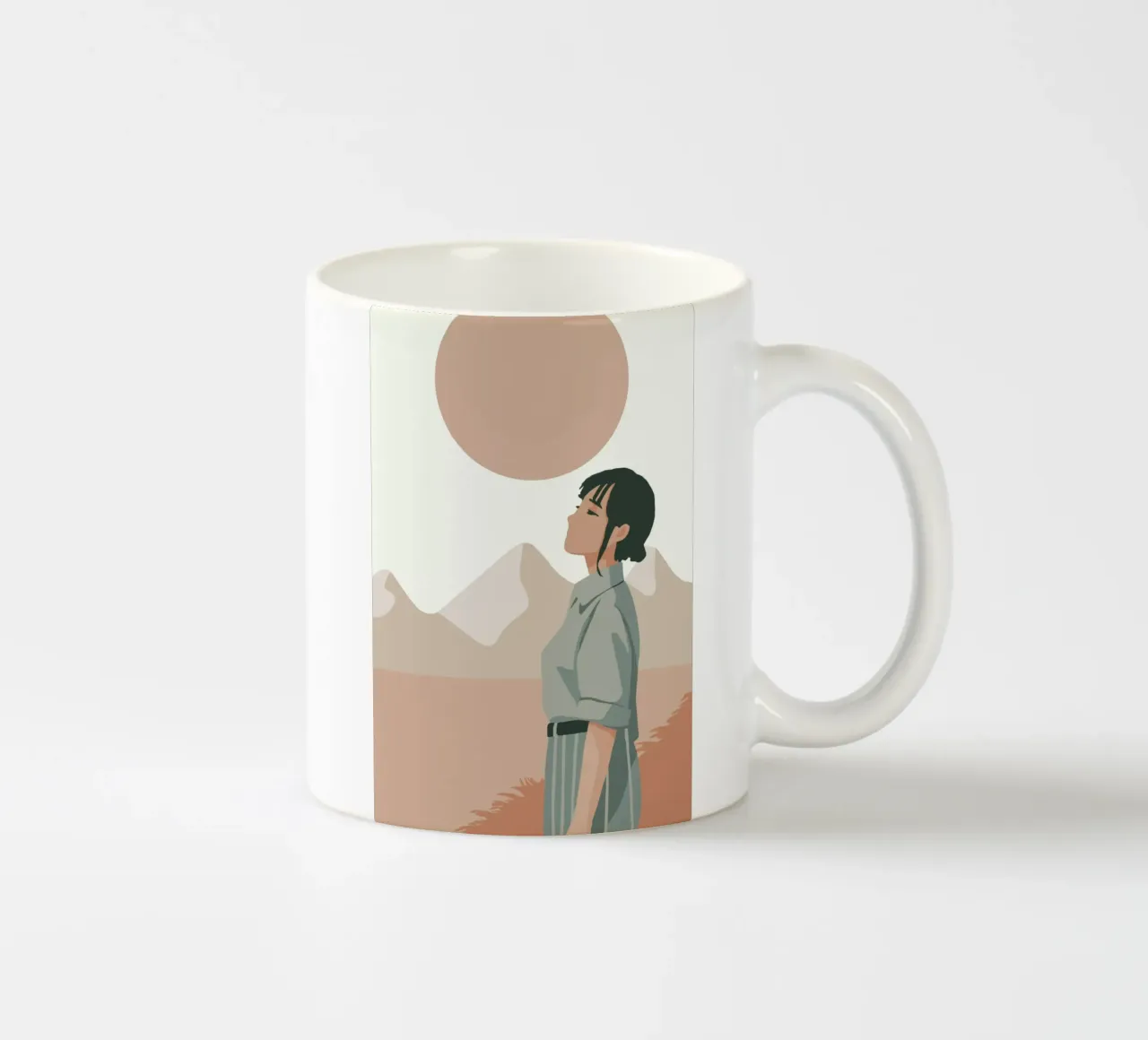 Horizon's Promise tazza in ceramica da Soleil Basque