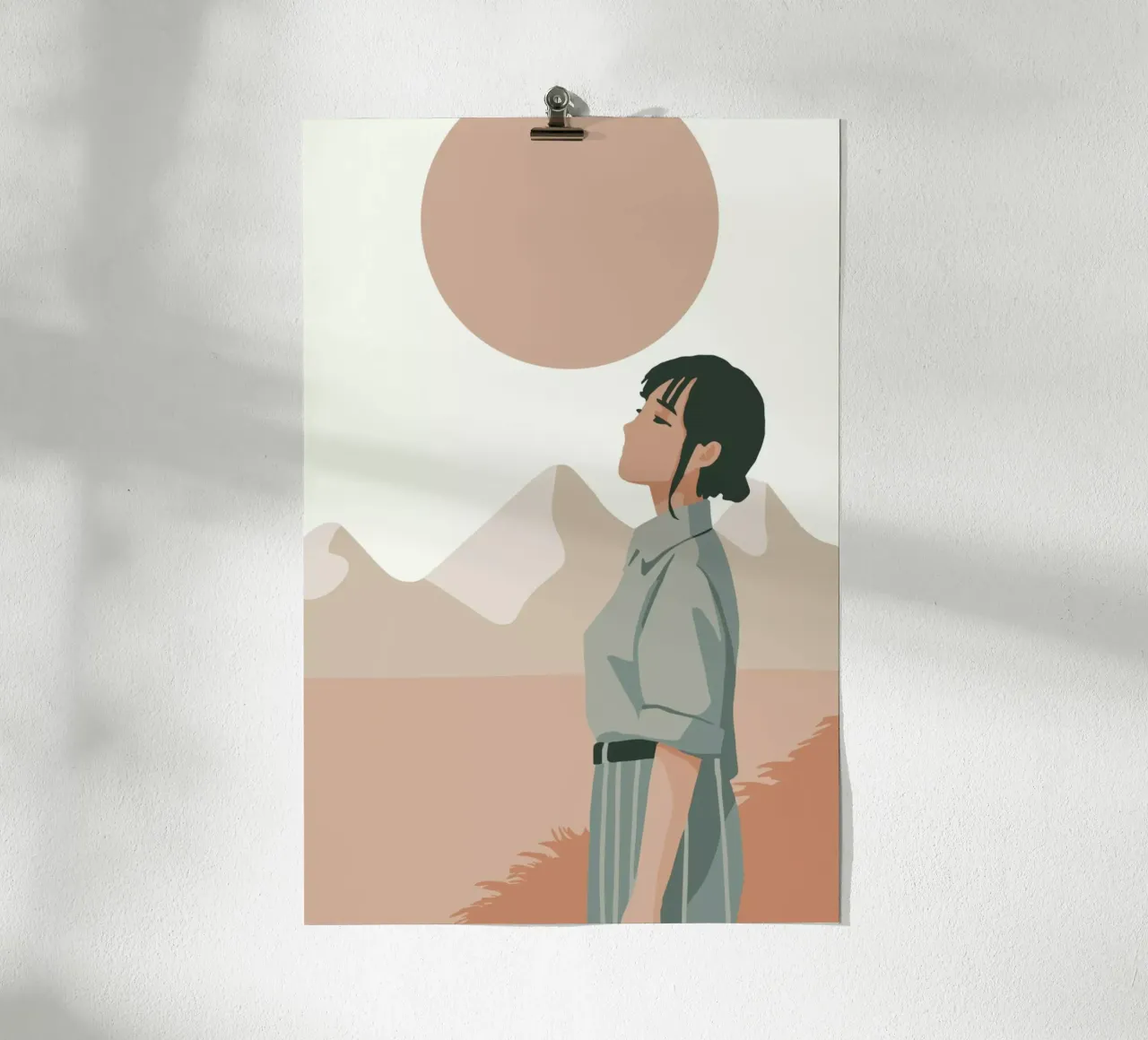 Horizon's Promise poster with aluminum frame by Soleil Basque